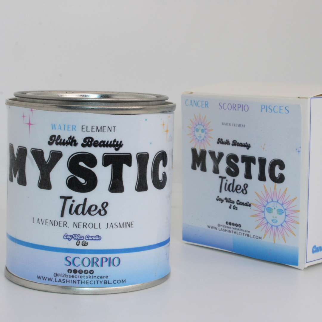 WATER- Mystic Tides Zodiac Candle