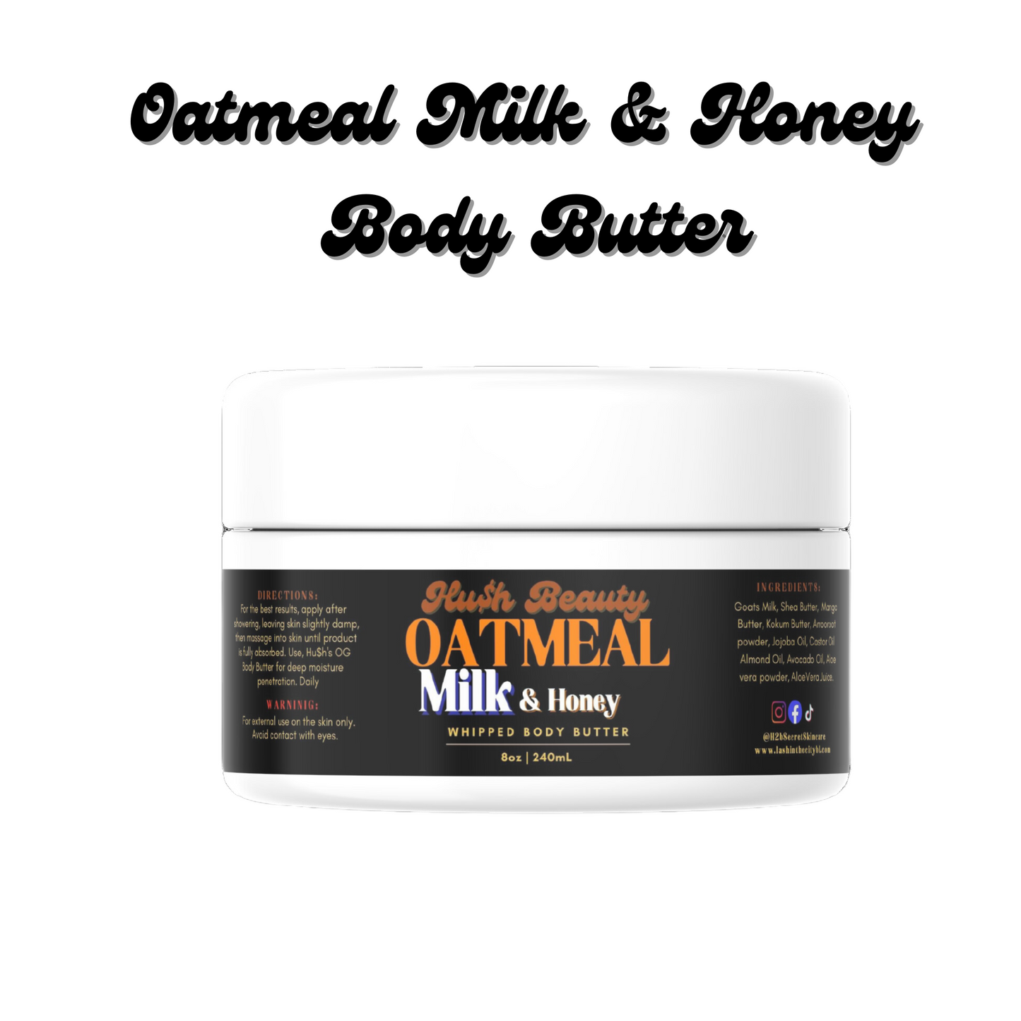 Hush Beauty’s Oatmeal, Goat’s Milk, and Honey Collection: Ultimate Care for Sensitive Skin