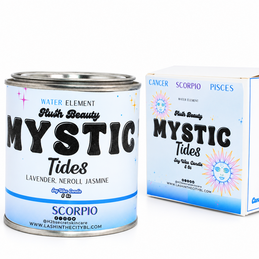 WATER- Mystic Tides Zodiac Candle