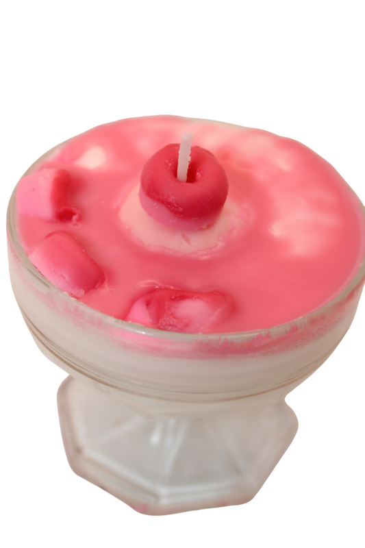 Mini Parfait Dessert Candle Collection – Small Glass Jars, Hand-Poured Scents