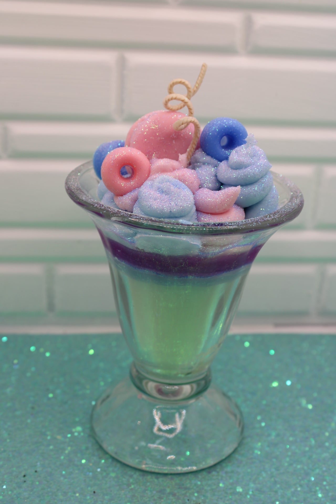 ADC- Cotton Candy Retro Milkshake Candle